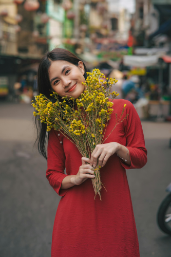 Con gái, áo dài, Tết -  Huy Nguyen 12
