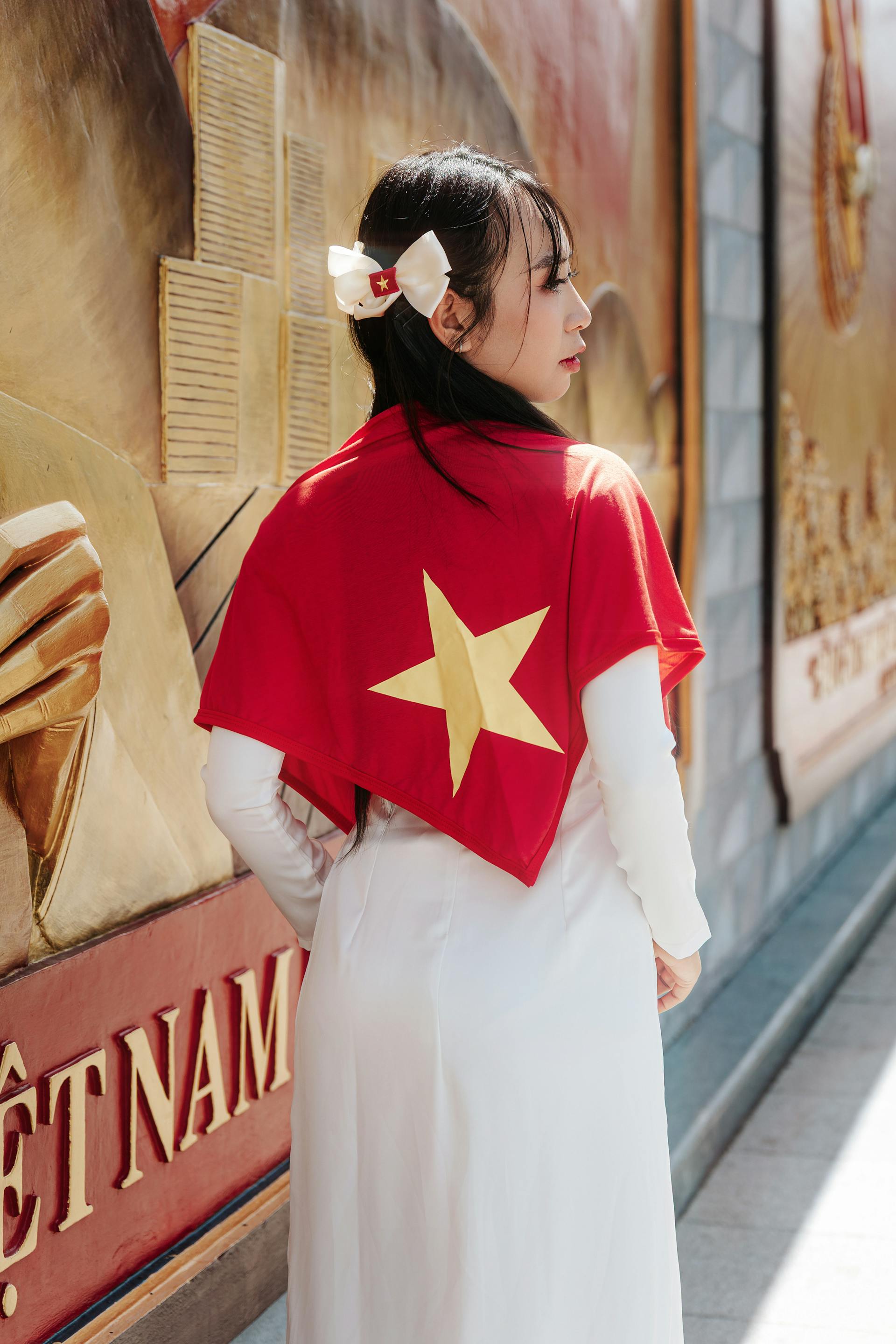 Áo dài, áo dài Việt Nam, áo dài màu trắng, con gái, girl, truyền thống, Việt Nam - Khánh LP 5