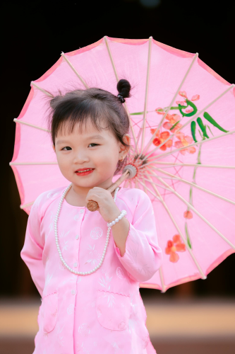 Áo bà ba, trẻ em, kids, kid, girl, truyền thống, tết, xuân, spring, Việt Nam - MINH VO 4