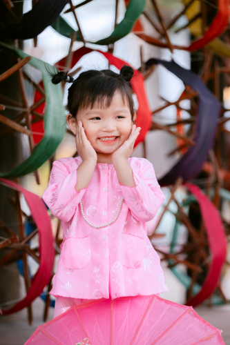Áo bà ba, trẻ em, kids, kid, girl, truyền thống, tết, xuân, spring, Việt Nam - MINH VO 3