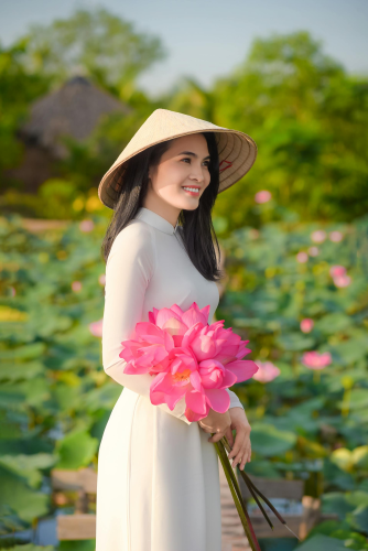 Áo dài, áo dài Việt Nam, áo dài màu trắng, con gái, girl, truyền thống, Việt Nam - Võ Văn Tiến 6