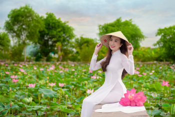 Áo dài, áo dài Việt Nam, áo dài màu trắng, con gái, girl, truyền thống, Việt Nam - Võ Văn Tiến 2