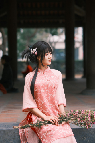 Áo dài, áo dài Việt Nam, áo dài cách tân, con gái, girl, truyền thống, Việt Nam - TBD Tuyên 3