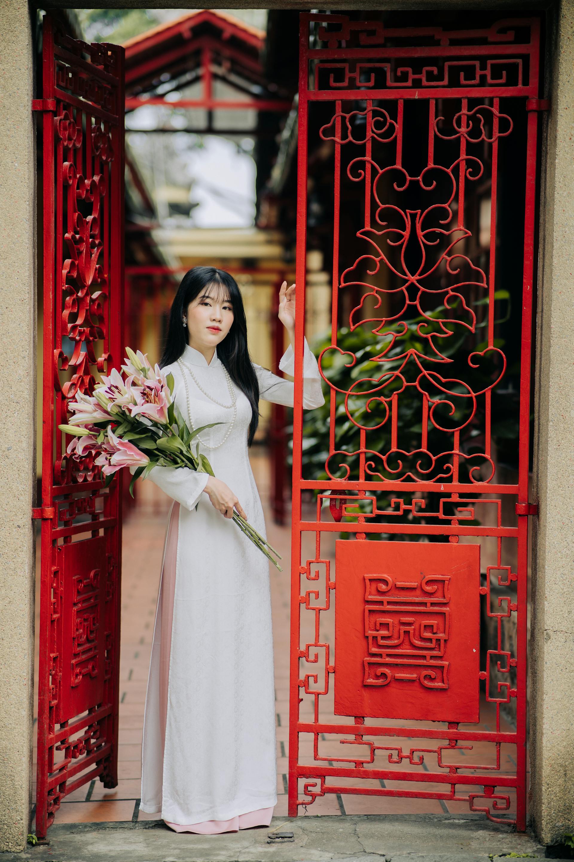 Áo dài, áo dài Việt Nam, áo dài màu trắng, con gái, girl, truyền thống, Việt Nam - Thanh Nhan 1