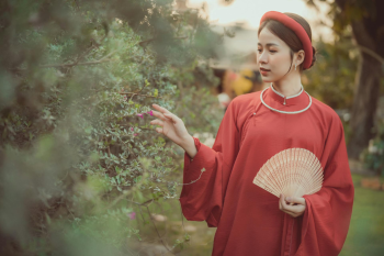 Áo tứ thân, áo tứ thân truyền thống, con gái, girl, truyền thống, Việt Nam - Tung Vu 4