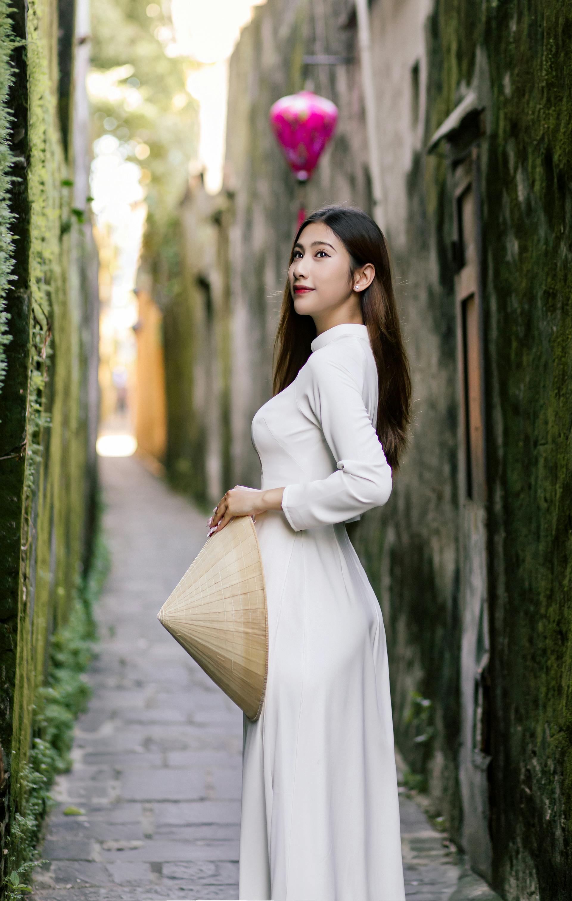 Áo dài, áo dài Việt Nam, áo dài màu trắng, con gái, girl, truyền thống, Việt Nam - Võ Văn Tiến 11