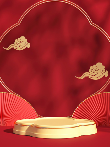 Nền đỏ, bục sản phẩm, tết, truyền thống - navamin 15