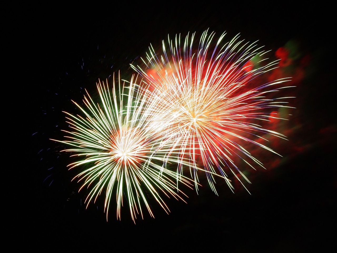 Pháo hoa, phát sáng, chúc mừng năm mới, không khí năm mới, fireworks, bright, Happy New Year, New Year atmosphere - ericspaete