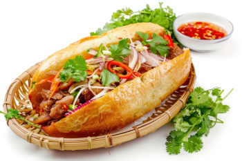 Bánh mì, ổ bánh mì, bánh mì thịt, hấp dẫn, Bread, loaves of bread, meat sandwiches, delicious - rawpixel