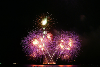Pháo hoa, phát sáng, chúc mừng năm mới, không khí năm mới, fireworks, bright, Happy New Year, New Year atmosphere - oowhiskyoo
