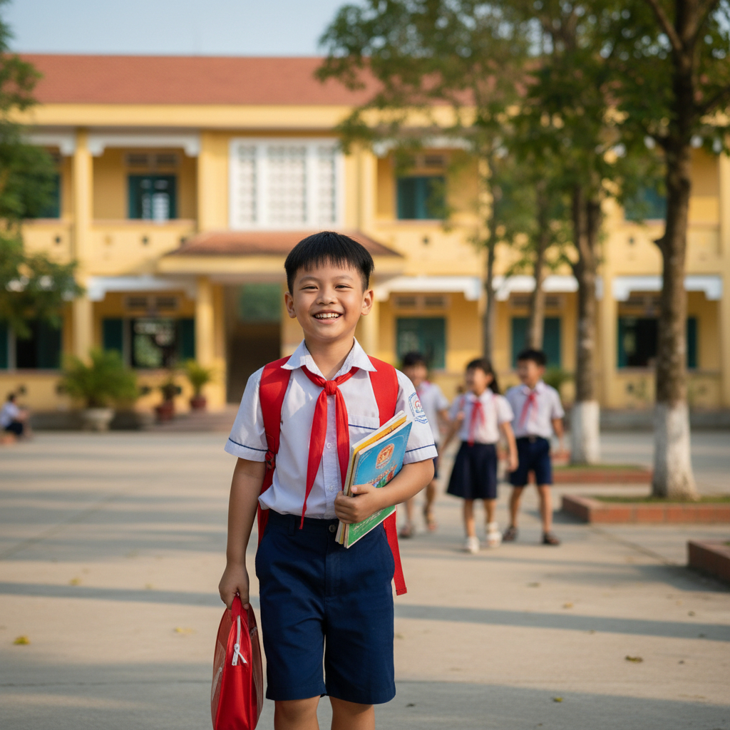 hình ảnh học dinh cở nhỏ . Với đặc điểm phong cách thực tế ....