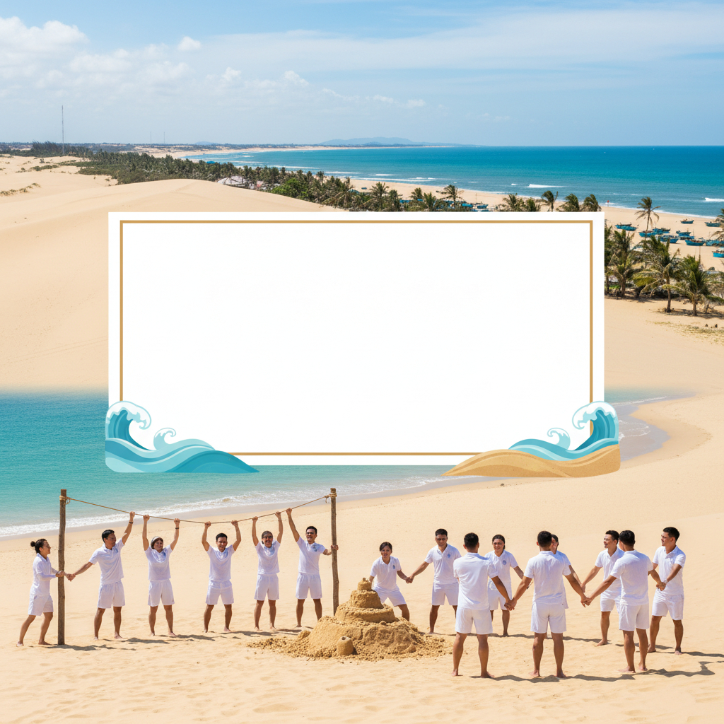 Tạo băng rôn team building đi mũi né . Với đặc điểm phong cách...