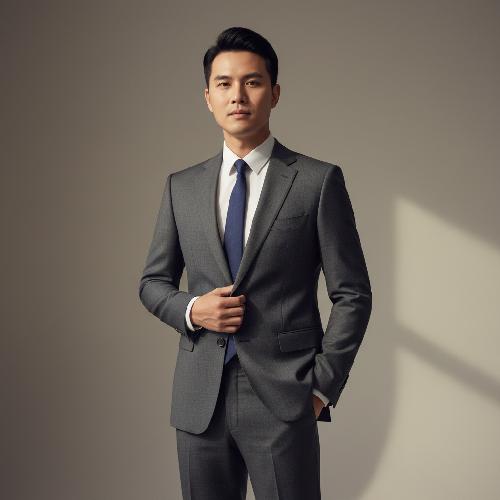 Bộ vest nam. Với đặc điểm Phong cách: Phong cách tối giản và...