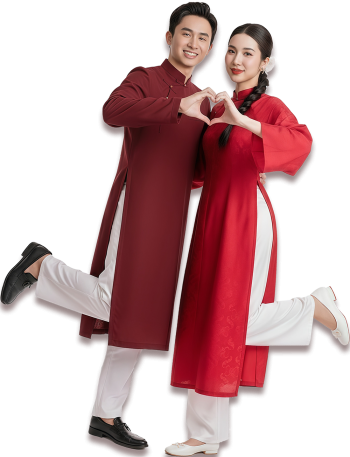 Cặp đôi, áo dài 60