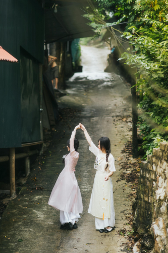 Áo dài, trung thu, bạn bè - Chuot Anhls 1