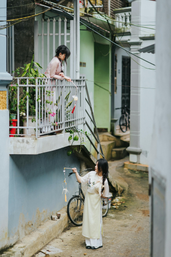 Áo dài, trung thu, bạn bè - Chuot Anhls 4