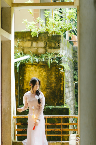 Áo dài, trung thu - Chuot Anhls 5