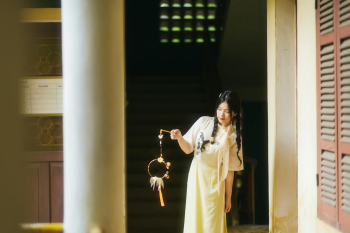 Áo dài, trung thu - Chuot Anhls