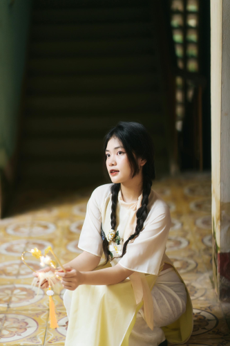 Áo dài, trung thu - Chuot Anhls 3