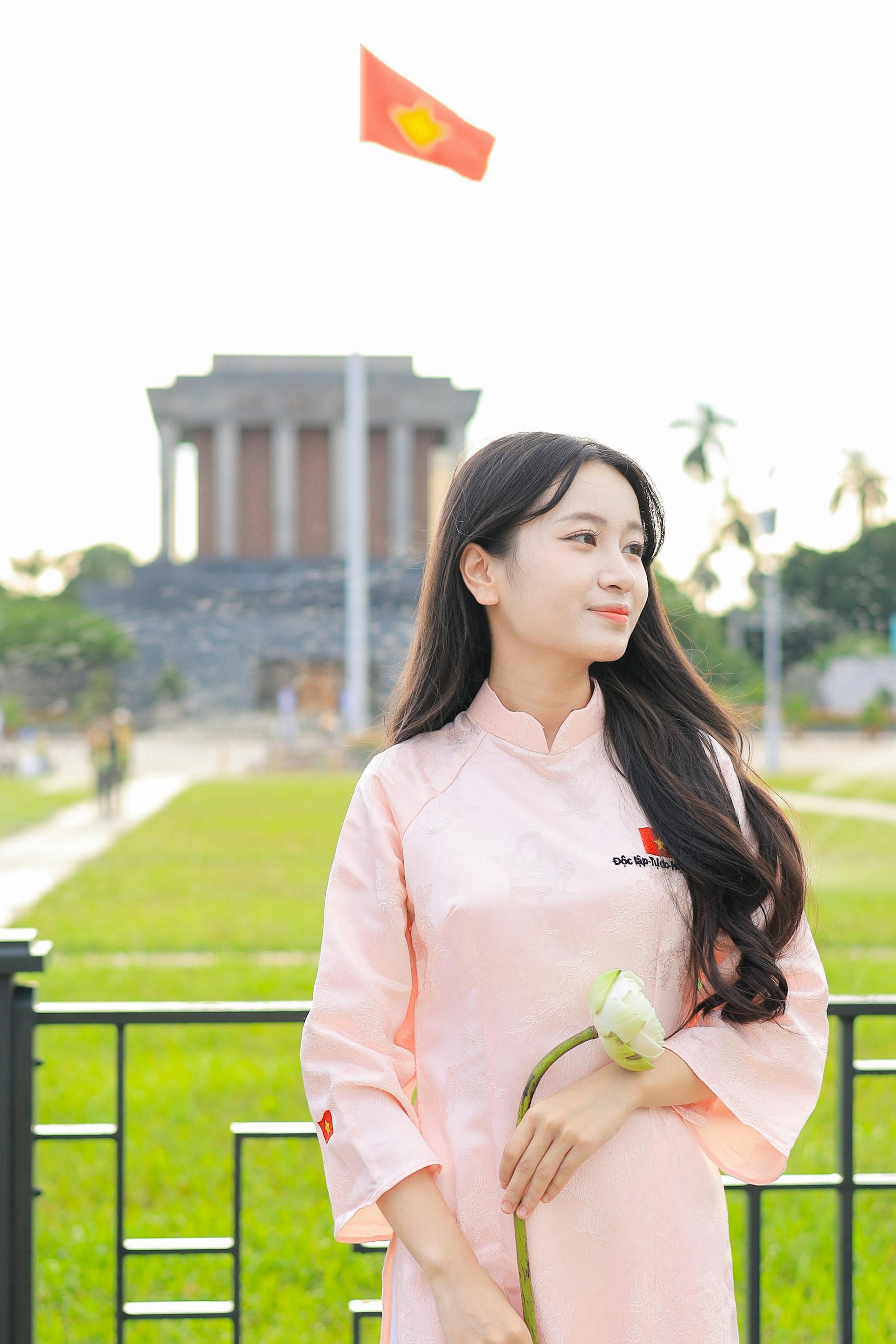 Áo dài, con gái - Hồng Quang Official 3