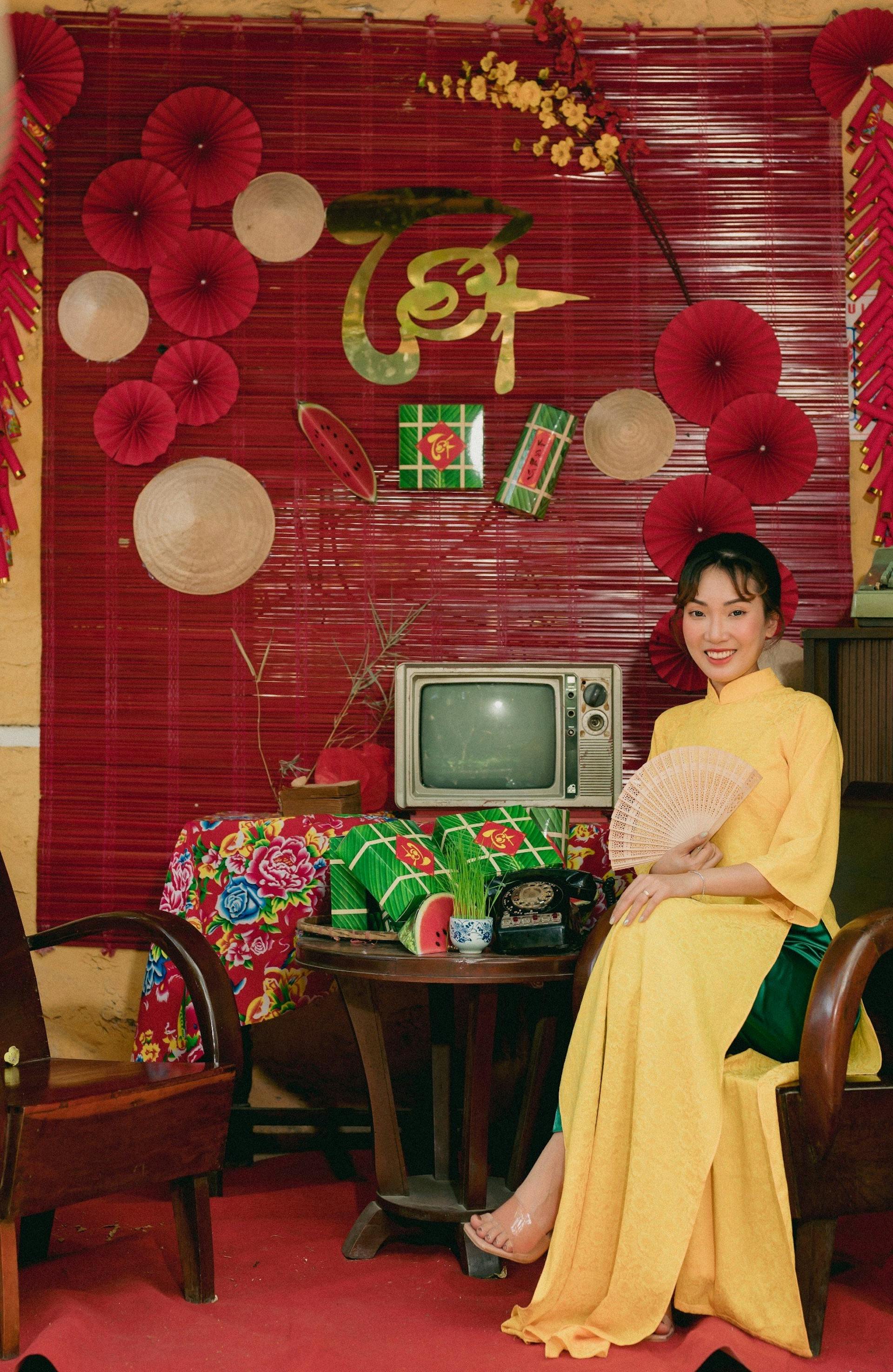Áo dài, Tết - Lâm Trần Quang 1