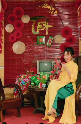 Áo dài, Tết - Lâm Trần Quang