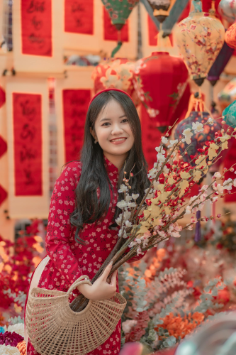 Cn gái, áo dài, Tết - Toàn Văn 34