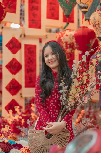 Cn gái, áo dài, Tết - Toàn Văn 27