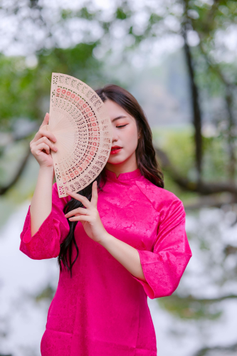 Cn gái, áo dài, Tết - Toàn Văn 12