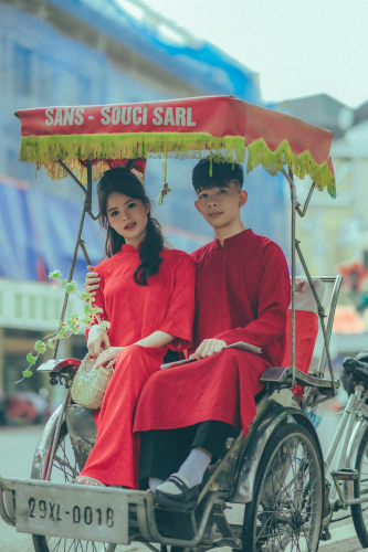 Cặp đôi, áo dài, Tết - Toàn Văn 24