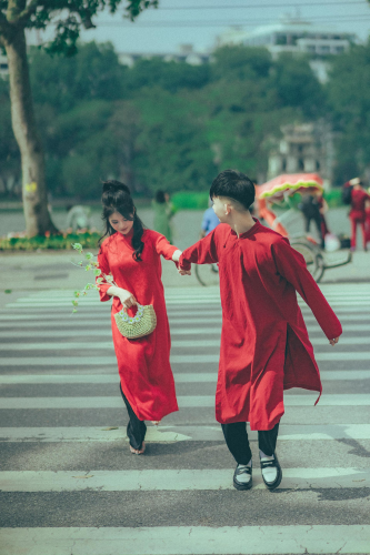 Cặp đôi, áo dài, Tết - Toàn Văn 34