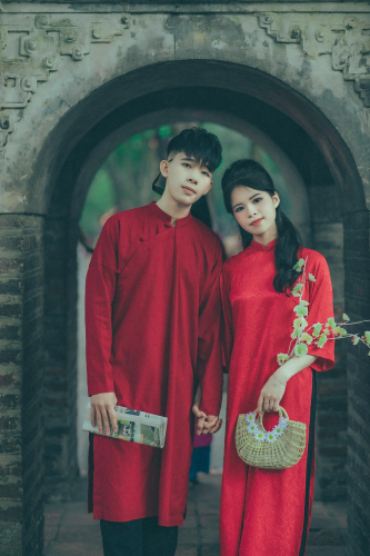 Cặp đôi, áo dài, Tết - Toàn Văn 35