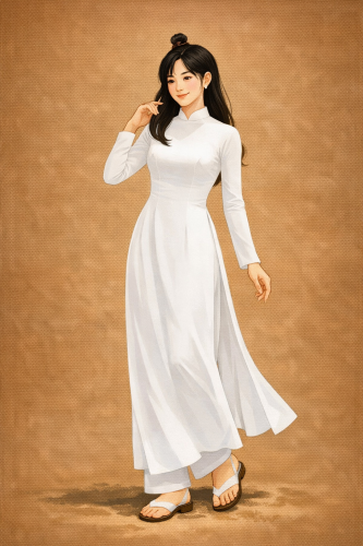 Cô gái, trang phục việt nam, trang phục truyền thống 38