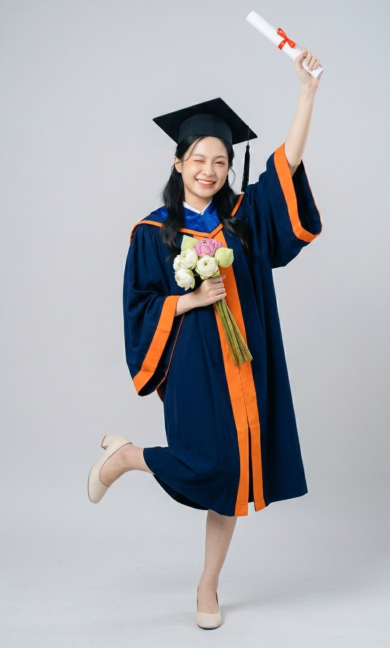 Tốt nghiệp, con gái 23