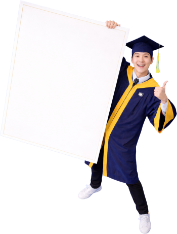 Chàng trai, cầm tờ giấy