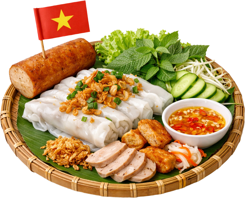 Món ngon, bánh cuốn nóng 1