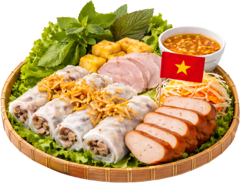 Món ngon, bánh cuốn nóng