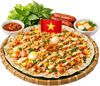 Món ngon, bánh tráng nướng