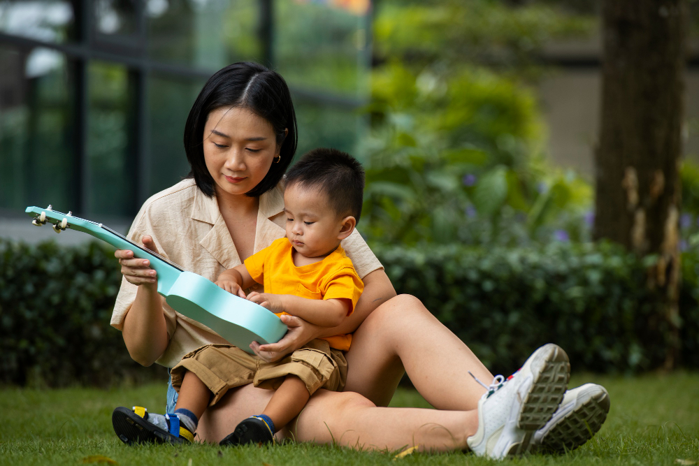 Mẹ và bé, vui vẻ 4