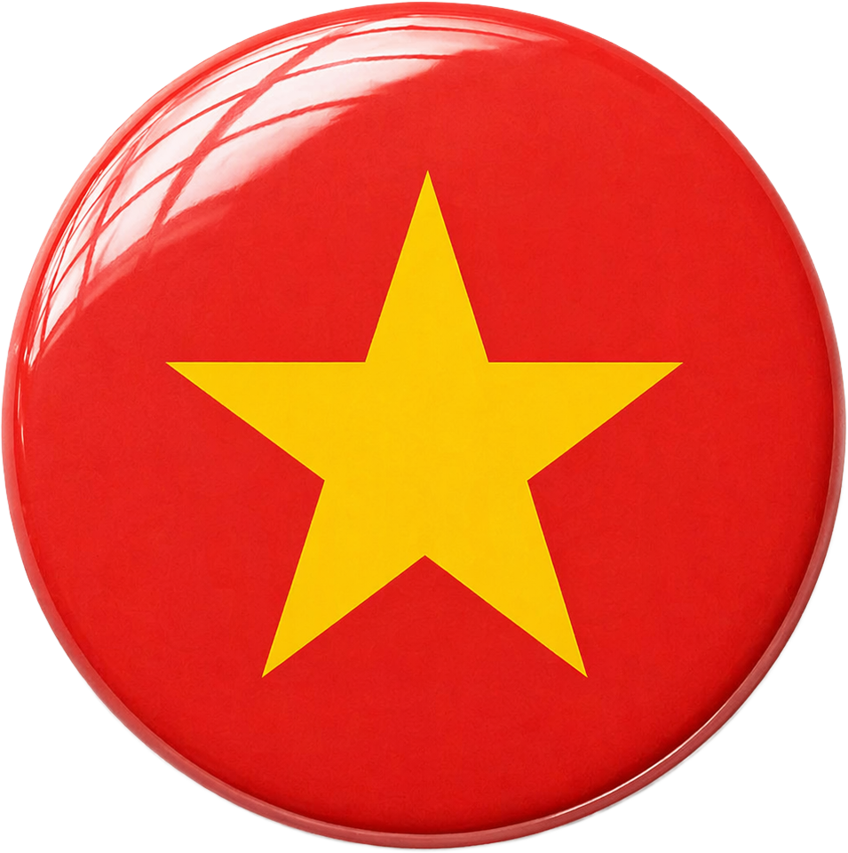 Huy hiệu, cờ việt nam 1