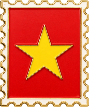 Con tem, cờ việt nam