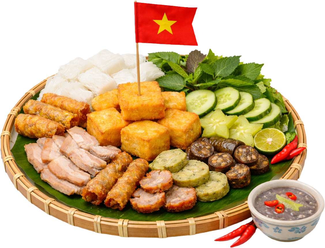Món ngon, bún đậu mắm tôm