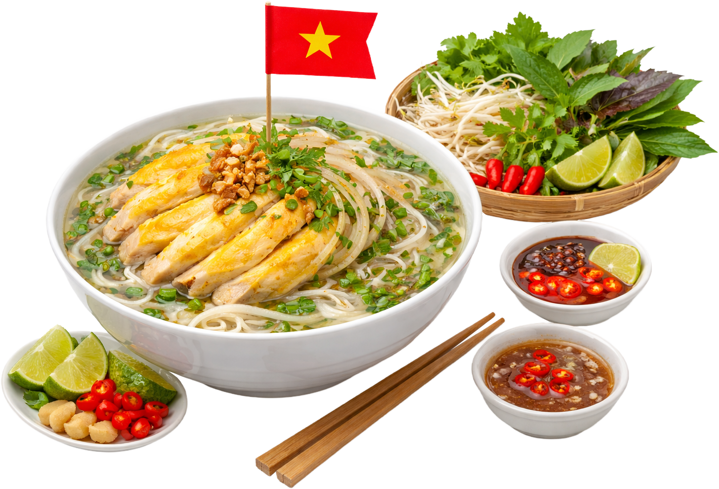 Món ngon, bún gà