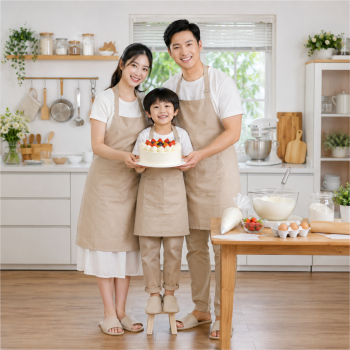 Gia đình, làm bánh kem 6