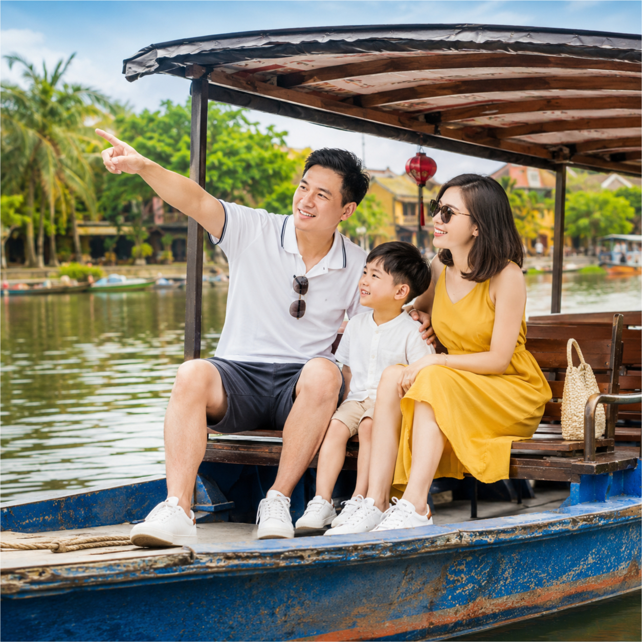 Gia đình, đi thuyền 1