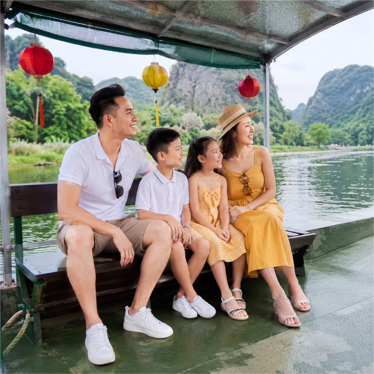 Gia đình, đi thuyền 2