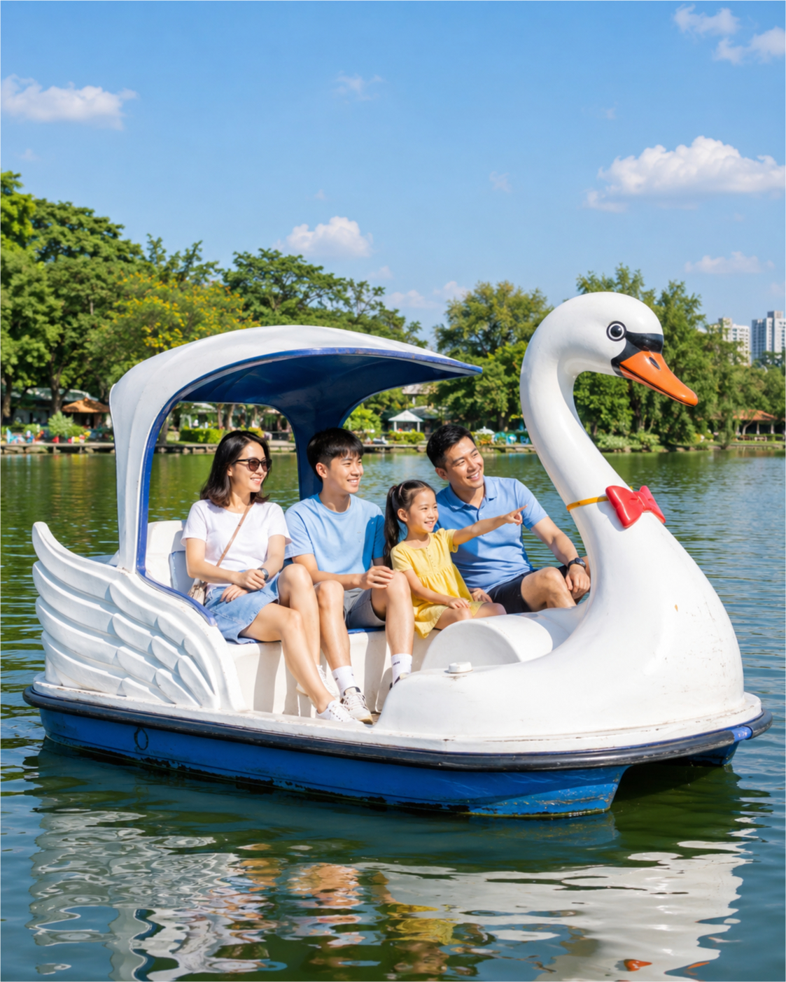 Gia đình, đạp thuyền 4