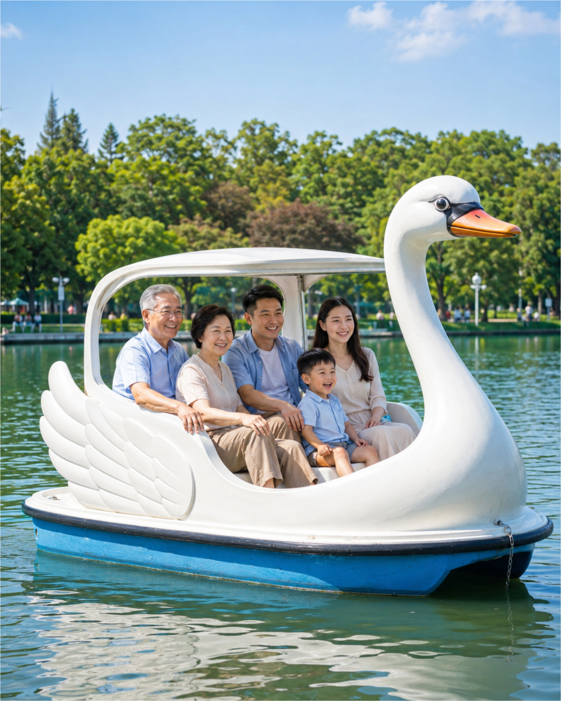 Gia đình, đạp thuyền 8