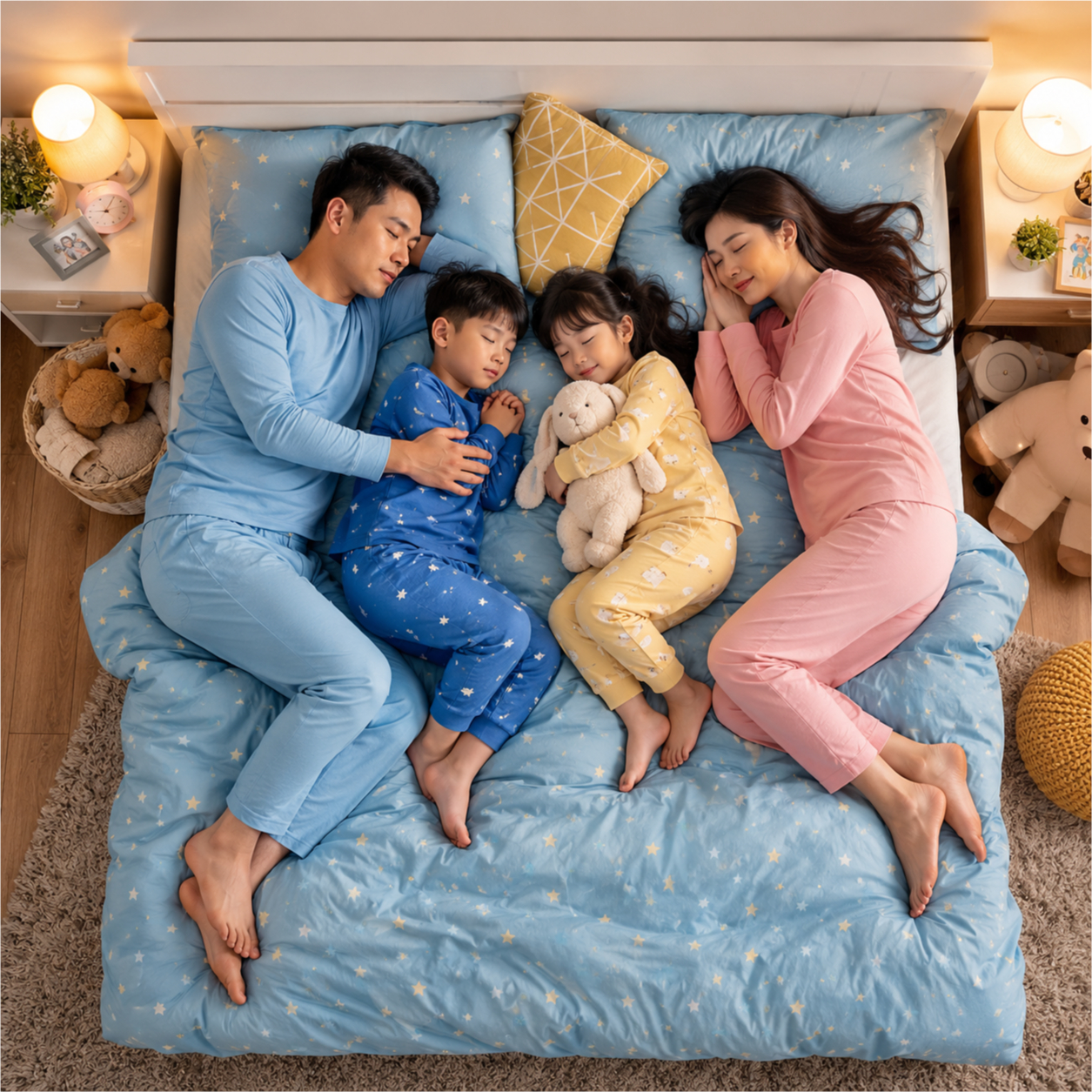 Gia đình, ngủ ngon 8