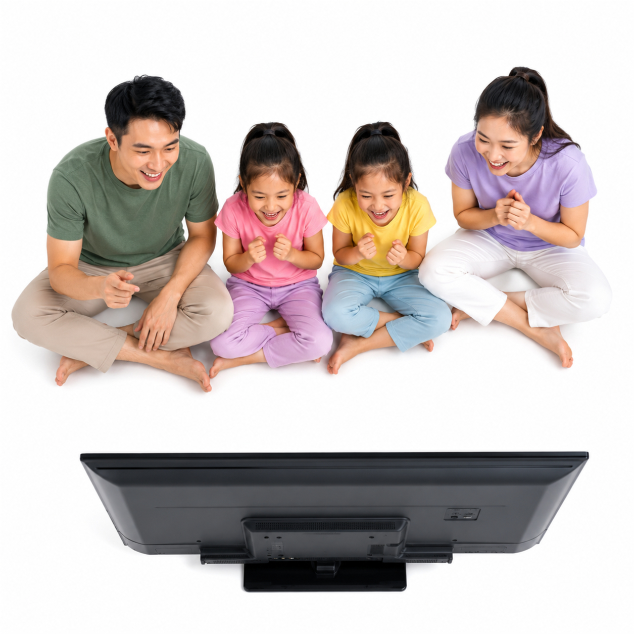 Gia đình, xem tivi 4